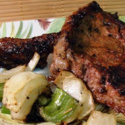 Skewered Steak With Vegetables recipe