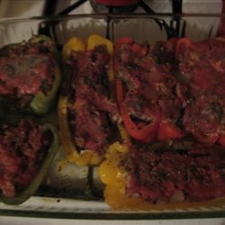 Vegan Vegetable Stuffed Bell Peppers recipe