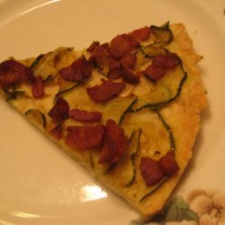 Zucchini Tarte With Bacon recipe