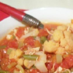 Quickie Chicken Veggie Soup recipe