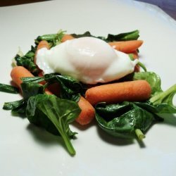 Carrot and Spinach Stirfry recipe