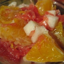 Jicama Citrus Salad With Sangria Dressing recipe