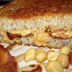 Grilled Peanut Butter and Bacon Sandwich recipe