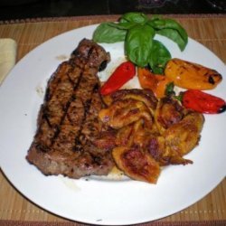 Churrasco Strip Steak With Chimichurri Sauce recipe