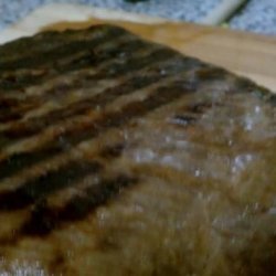 Fresh Parsley & Soy Sauce Marinated Flank Steak recipe