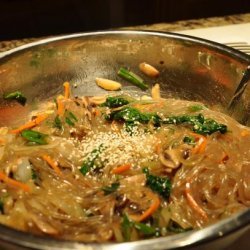 Japchae Korean Noodle With Vegetable recipe