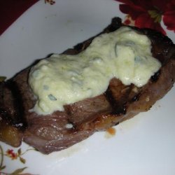 New York Strip Steaks With Tarragon Melting Sauce recipe