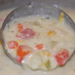 Parmesan Corn Chowder recipe