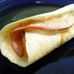 Salsa Wraps   (Sandwich or Appetizer) recipe
