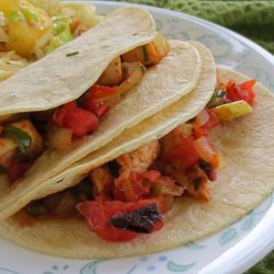 Chicken Tacos With Charred Tomatoes recipe