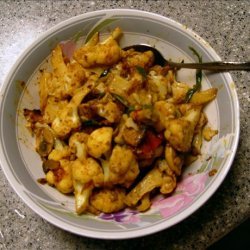 Curried Cauliflower or  gobi Gobi  recipe