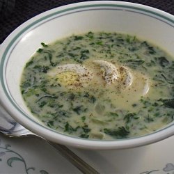 Swedish Spinach Soup - Spenatsoppa recipe