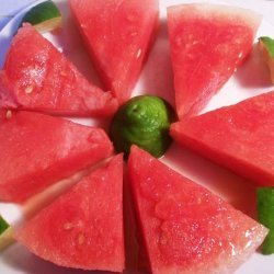 Watermelon Wedges With Lime and Honey recipe