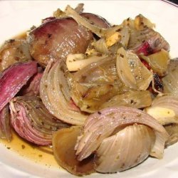 Peppery Red Onions recipe