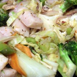 Fish and Vegetable Stir-Fry recipe