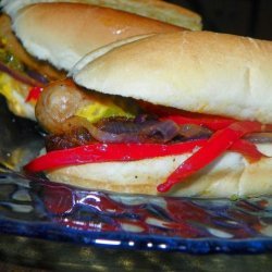 Sausage, Onion and Peppers Hoagie recipe