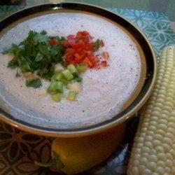 Fresh Corn Chowder (Raw Food) recipe