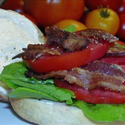 BLT With Smoked Bacon, Beefsteak Tomato, Arugula and Lemon Aioli recipe