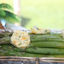 Asparagus With Ginger-Orange Butter recipe
