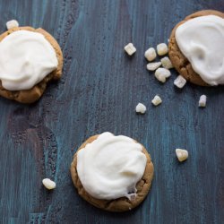 Frosted Molasses Cookies recipe