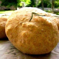 Rosemary-Whole Wheat Hamburger Buns recipe