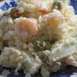 Cauliflower and Shrimp Salad recipe