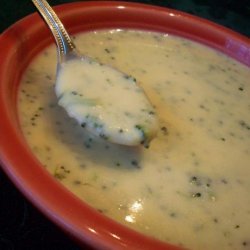 Cream of Broccoli Cheddar Soup recipe