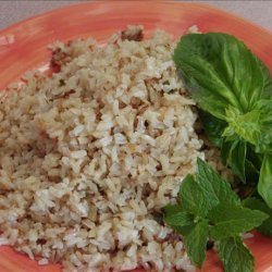 Basmati Rice With Basil and Mint recipe