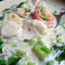 Thai Fish Fillets and Shrimp in Coconut Milk recipe