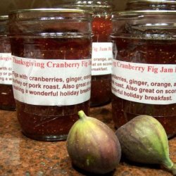 Thanksgiving Cranberry Fig Jam recipe
