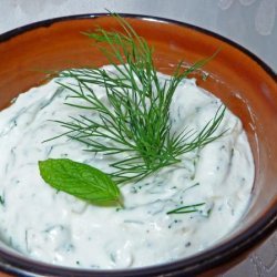 Fresh Yogurt Sauce for Grilled Meat or Fish recipe