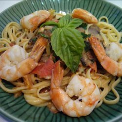 Linguine With Shrimp and Tomatoes recipe