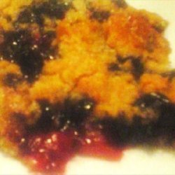 Plum and Blueberry Crisp recipe