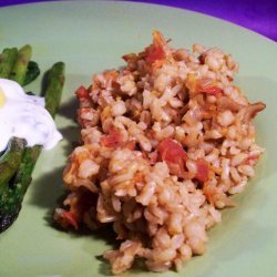 Savory Brown Rice and Barley recipe