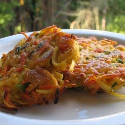 Parsnip and Carrot Latkes (Vegetable Pancakes) recipe