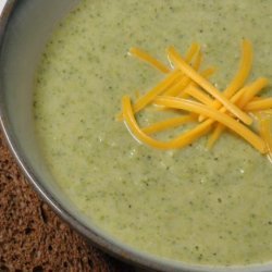 Healthy Broccoli, White Bean & Cheddar Soup recipe
