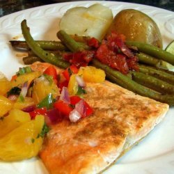 Salmon With Fresh Pineapple Salsa recipe