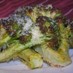 Roasted Broccoli With Asiago recipe