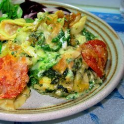Spinach  and Tortellini Casserole recipe
