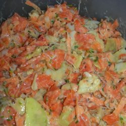 Smoked Salmon (Or Trout) Salad in Pita Pockets recipe