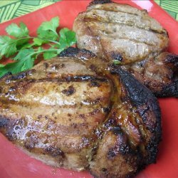 Grilled 'fusion' Pork Chops recipe