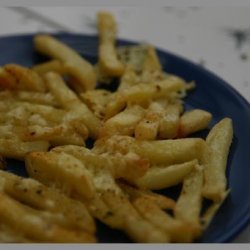 Cheesy Garlic and Herb Chips (Fries) recipe