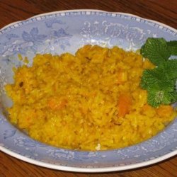 Turmeric Orange Ginger Infused Rice recipe