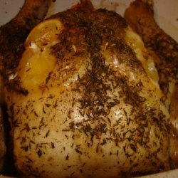 Atkins Herb-Roasted Chicken With Lemon recipe