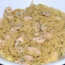 Angel Hair Pasta With Lemon and Chicken recipe