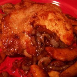Pork Chops With Apples and Onion recipe