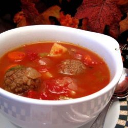 Meatball Vegetable Soup recipe