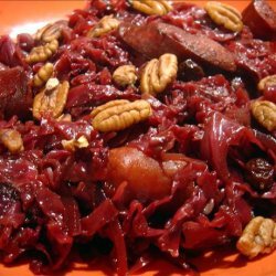 Sauteed Red Cabbage With Sausage recipe