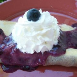 Blueberry Crepes (Diabetic) recipe