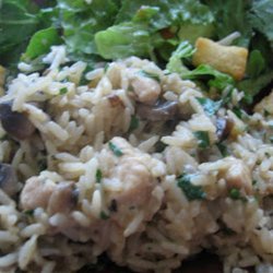 Parmesan Chicken and Rice recipe